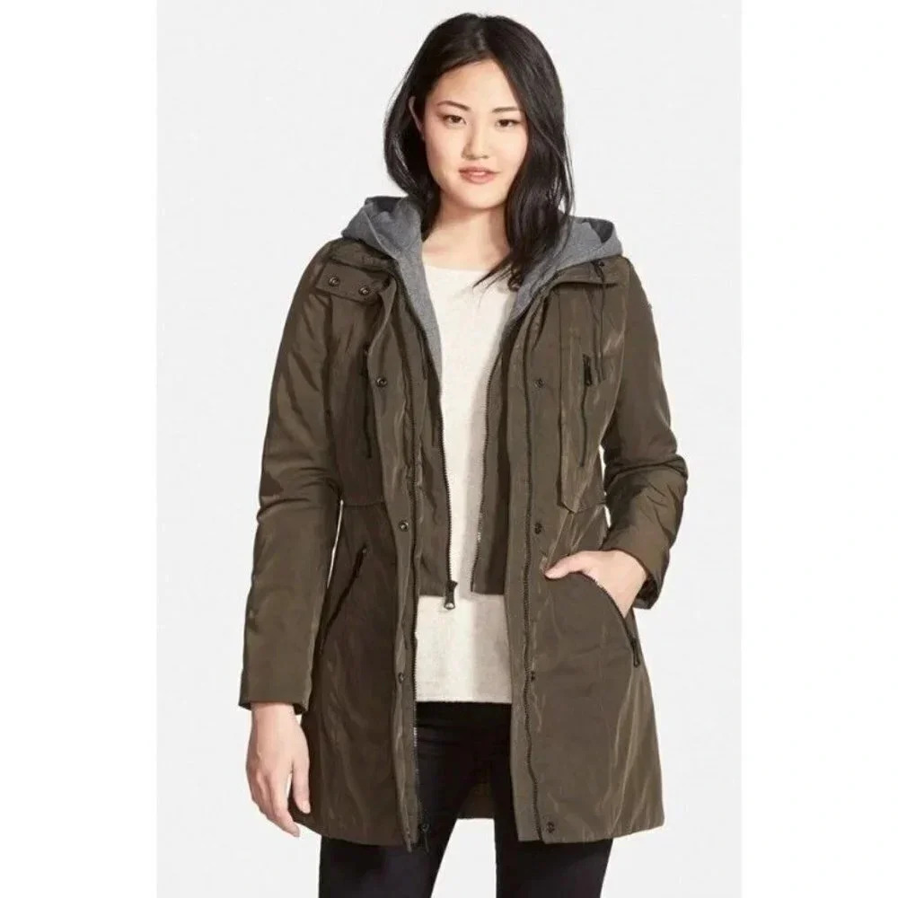 Marc New York Loden Hooded Green Army Jacket